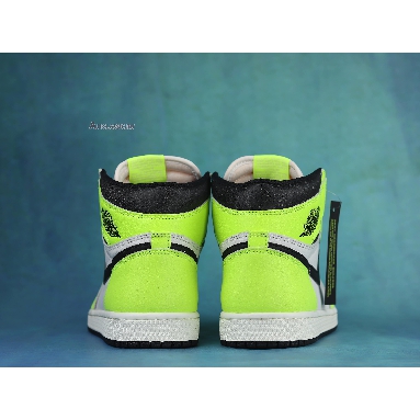 Air Jordan 1 Retro High OG Visionaire 555088-702 Volt/Black/Sail Mens Womens Shoes