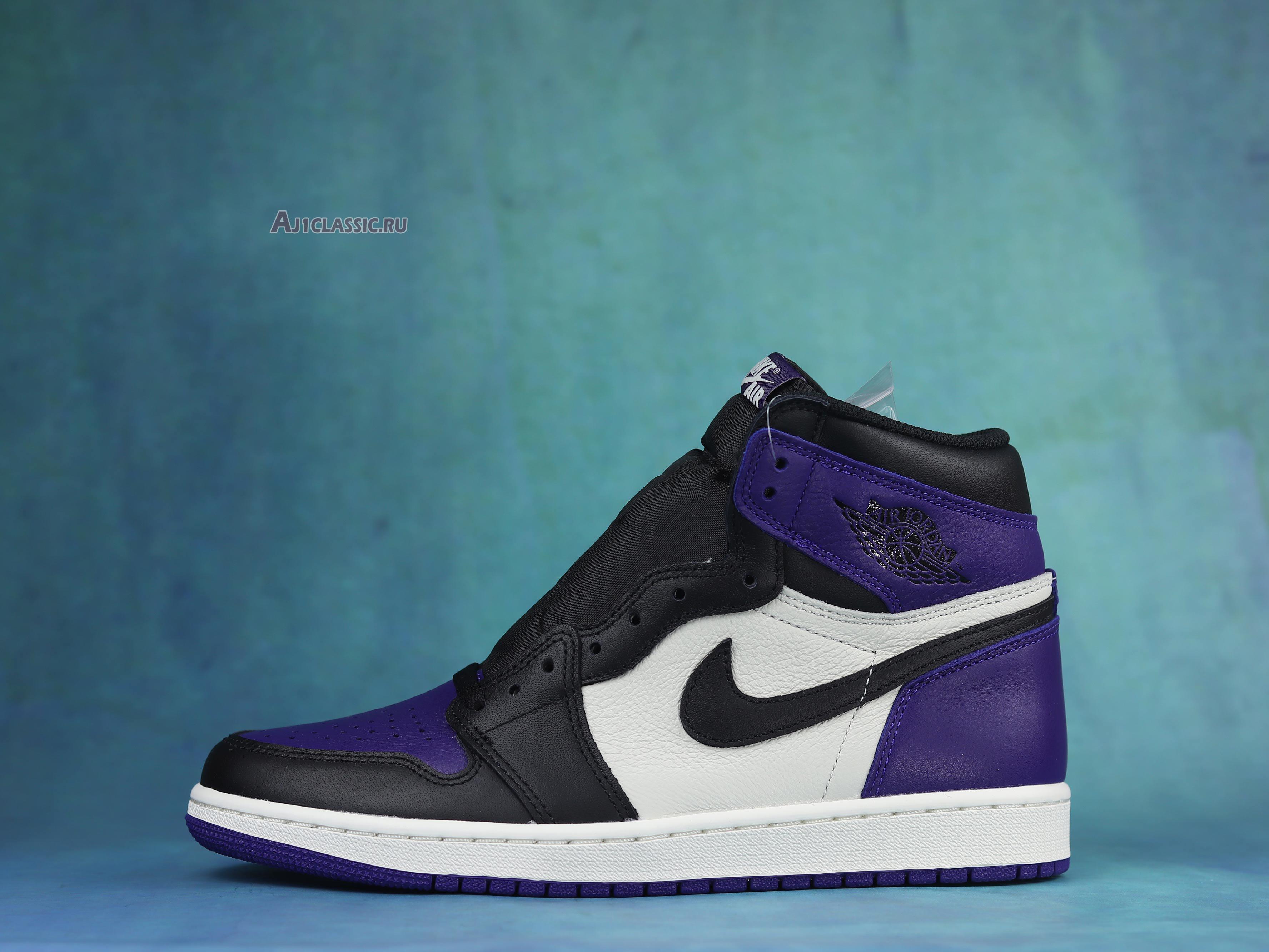 New Air Jordan 1 Retro High OG "Court Purple" 555088-501-02 Shoes