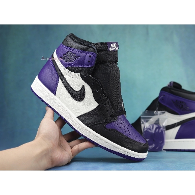 Air Jordan 1 Retro High OG Court Purple 555088-501-02 Court Purple/Sail-Black Sneakers