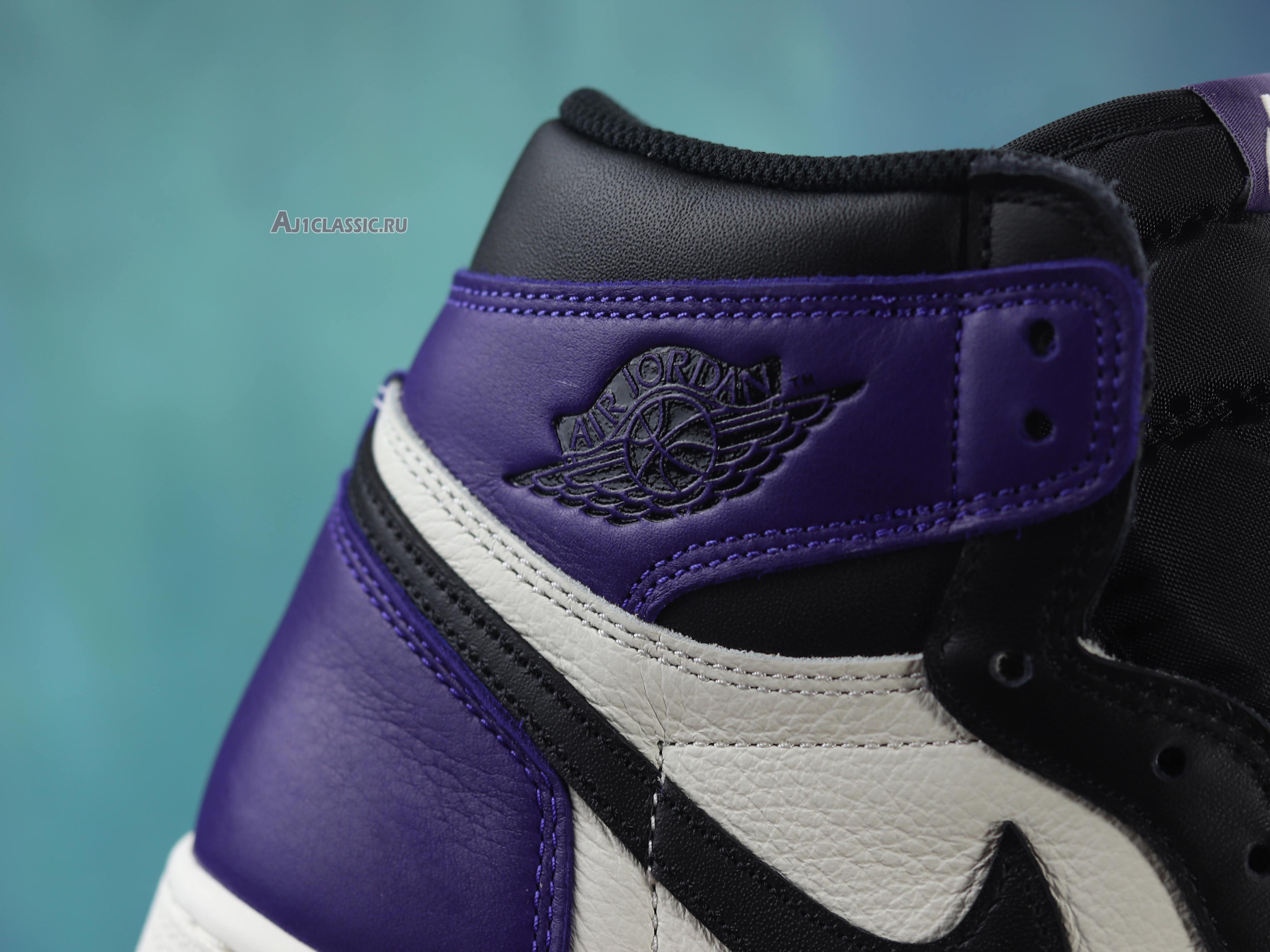 New Air Jordan 1 Retro High OG "Court Purple" 555088-501-02 Shoes