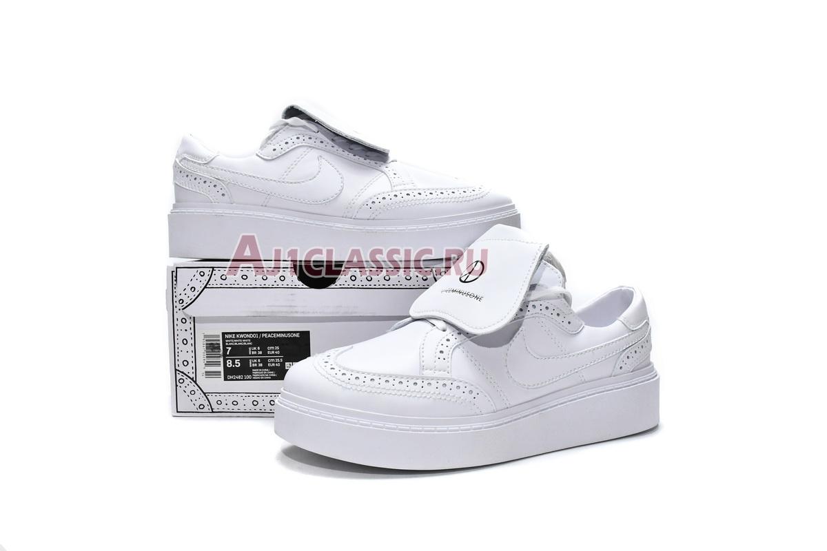 New Peaceminusone x Nike Kwondo 1 "Triple White" DH2482-100 Shoes