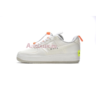 Nike Air Force 1 Experimental Sail CV1754-100 White/Sail-Atomic Orange-Black Mens Womens Shoes