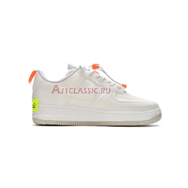 Nike Air Force 1 Experimental Sail CV1754-100 White/Sail-Atomic Orange-Black Mens Womens Shoes