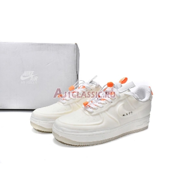 Nike Air Force 1 Experimental Sail CV1754-100 White/Sail-Atomic Orange-Black Mens Womens Shoes