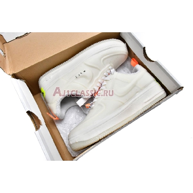 Nike Air Force 1 Experimental Sail CV1754-100 White/Sail-Atomic Orange-Black Mens Womens Shoes