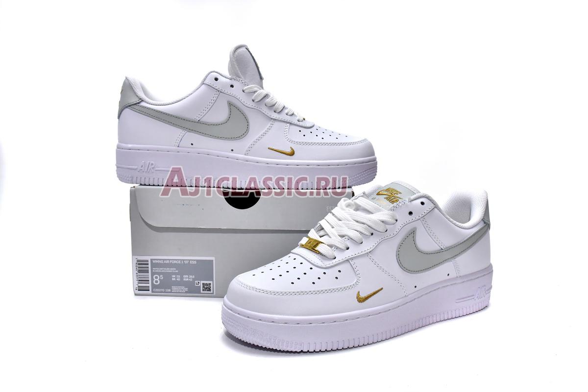 New Nike Air Force 1 Low "White Light Silver" CZ0270-106 Shoes