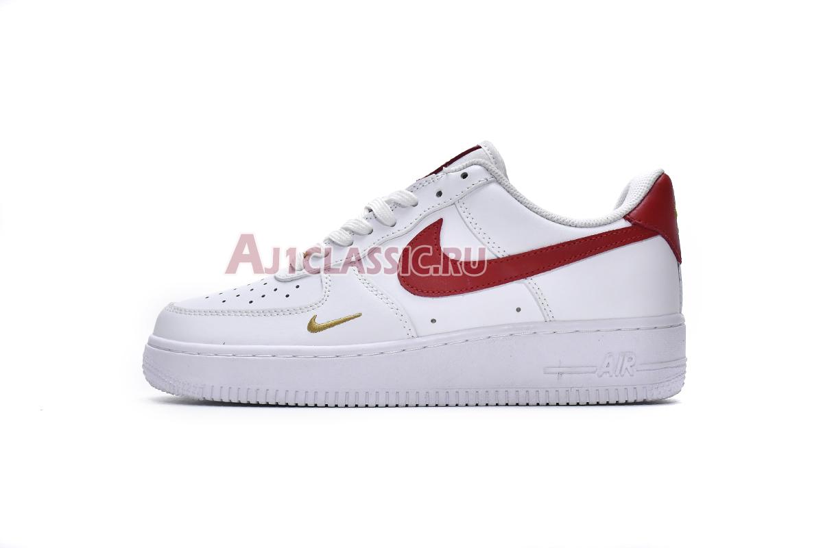 New Nike Air Force 1 07 Essential Low "White Gym Red" CZ0270-104 Shoes