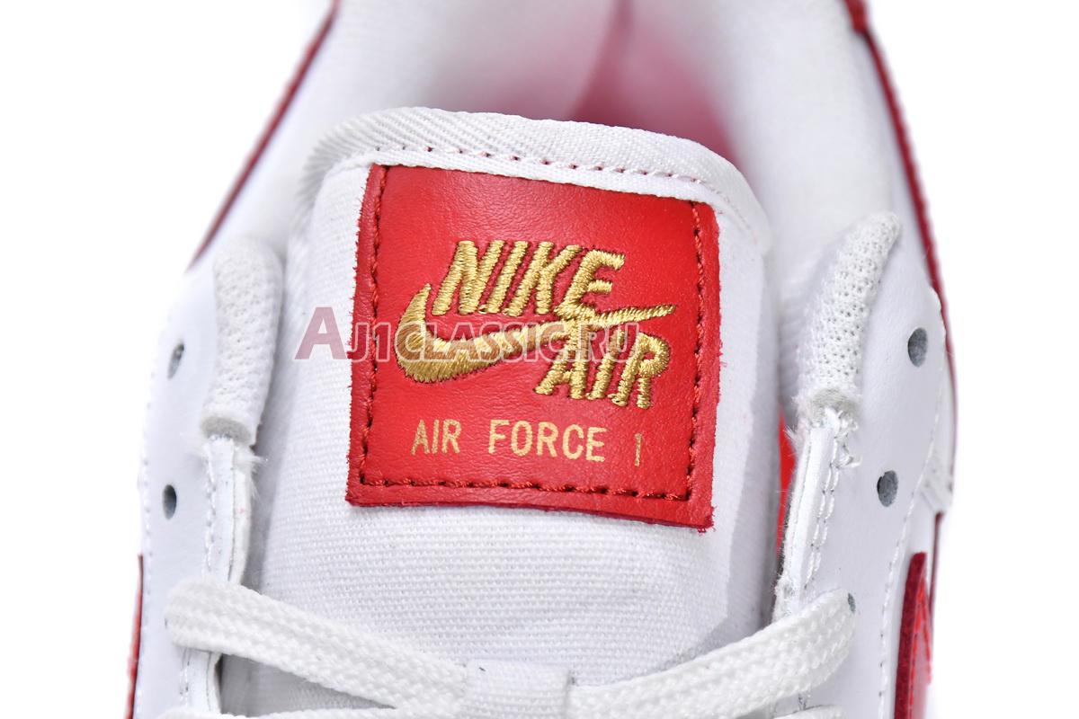 New Nike Air Force 1 07 Essential Low "White Gym Red" CZ0270-104 Shoes