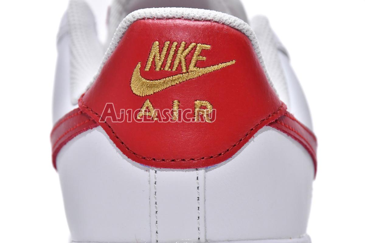 New Nike Air Force 1 07 Essential Low "White Gym Red" CZ0270-104 Shoes