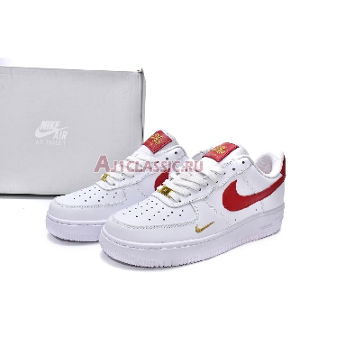 Nike Air Force 1 07 Essential Low White Gym Red CZ0270-104 White/Gym Red/Gym Red/White Mens Womens Shoes