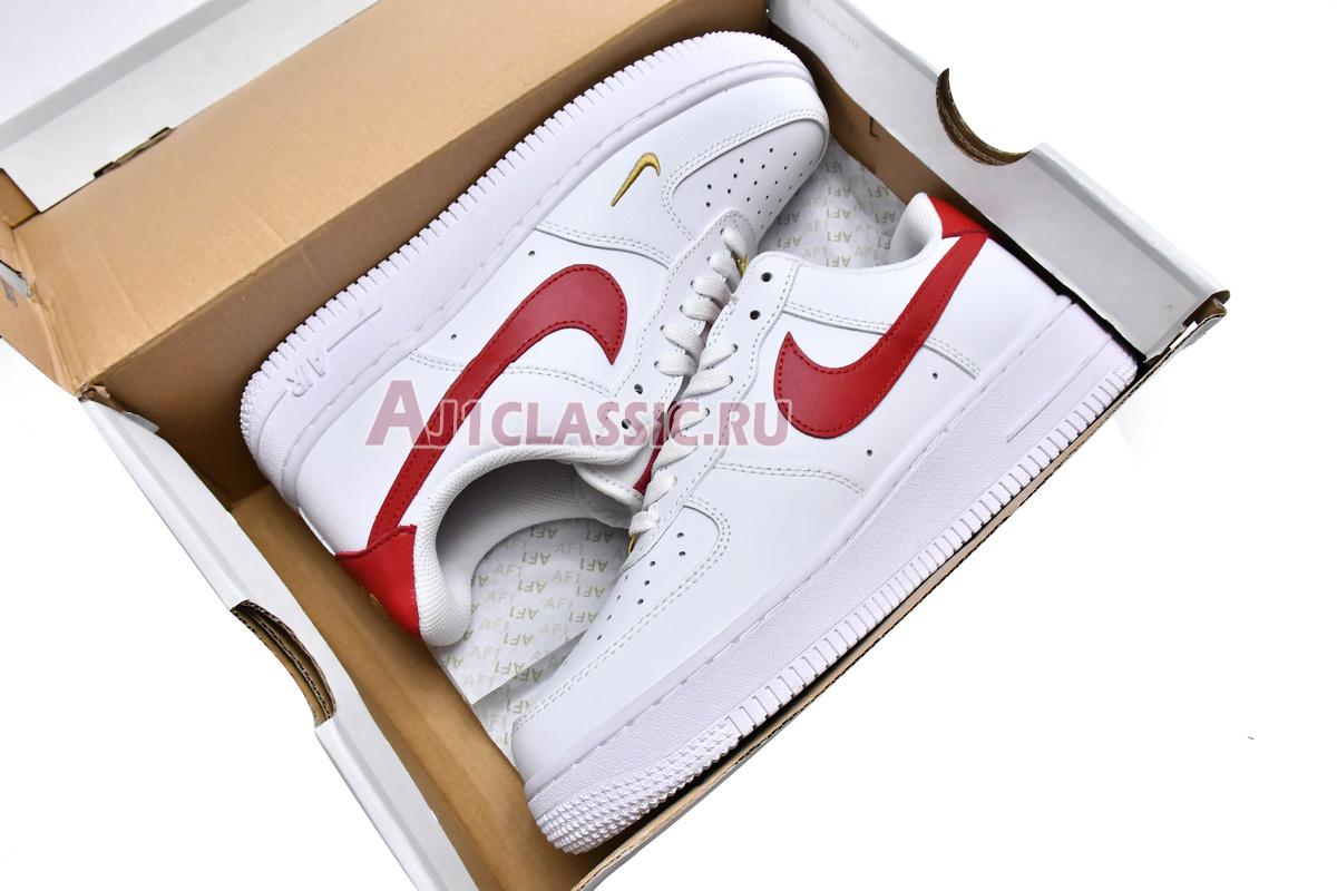 New Nike Air Force 1 07 Essential Low "White Gym Red" CZ0270-104 Shoes