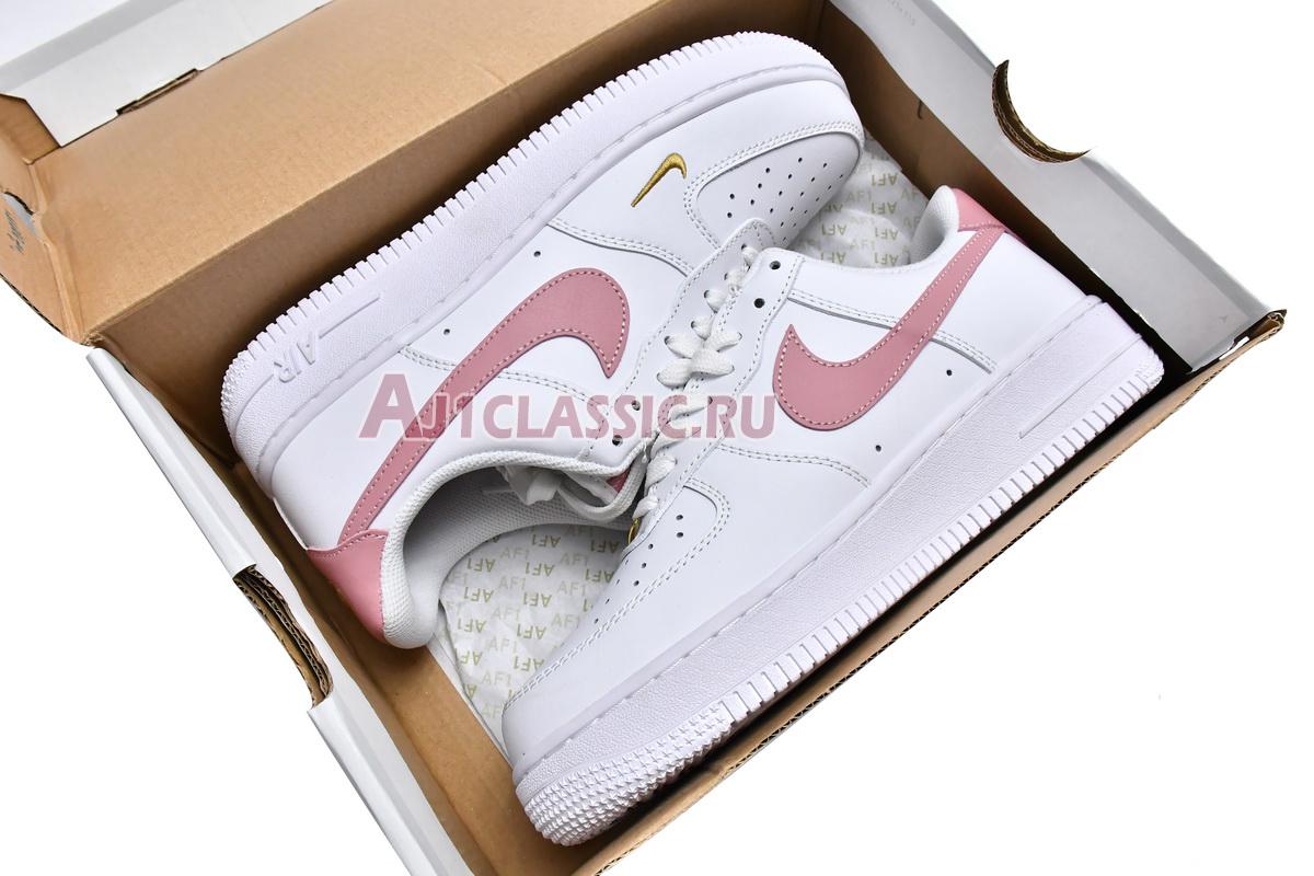 New Nike Air Force 1 07 Essential Low "White Rust Pink" CZ0270-103 Shoes