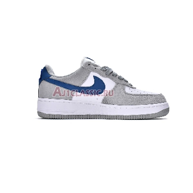 Nike Air Force 1 Low 07 LV8 Athletic Club DH7568-001 Light Smoke Grey/Marina-White Mens Womens Shoes