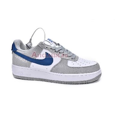 Nike Air Force 1 Low 07 LV8 Athletic Club DH7568-001 Light Smoke Grey/Marina-White Mens Womens Shoes