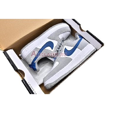 Nike Air Force 1 Low 07 LV8 Athletic Club DH7568-001 Light Smoke Grey/Marina-White Mens Womens Shoes