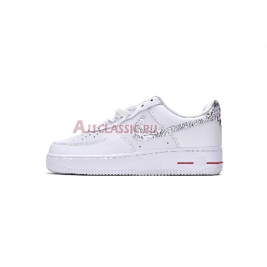 Nike Air Force 1 Low Topography Pack - White University Red DH3941-100 White/Black/University Red Mens Womens Shoes