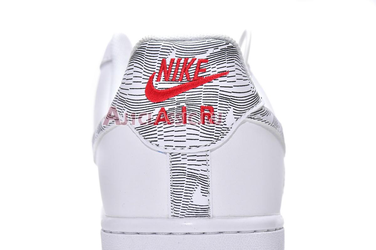 Nike Air Force 1 Low "Topography Pack - White University Red" DH3941-100