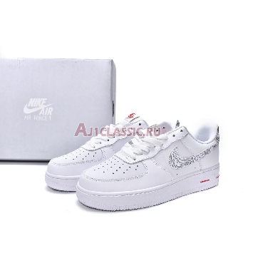 Nike Air Force 1 Low Topography Pack - White University Red DH3941-100 White/Black/University Red Sneakers