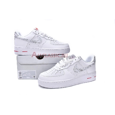 Nike Air Force 1 Low Topography Pack - White University Red DH3941-100 White/Black/University Red Mens Womens Shoes