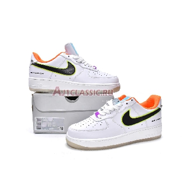 Nike Air Force 1 Low 07 LE Have A Good Game DO2333-101 White/Black/Team Orange/Teal Mens Womens Shoes