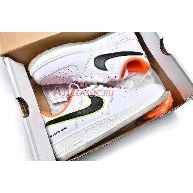 Nike Air Force 1 Low 07 LE Have A Good Game DO2333-101 White/Black/Team Orange/Teal Mens Womens Shoes