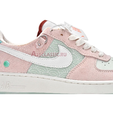 Nike Air Force 1 07 LX Shapeless,Formless and Limitless DQ5361-011 Seafoam/Sail/Orange Pearl/Sail Mens Womens Shoes