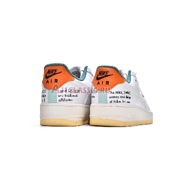 Nike Air Force 1 07 LE Starfish DM0970-111 White/White-Sail-Starfish Mens Womens Shoes