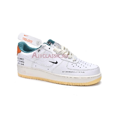 Nike Air Force 1 07 LE Starfish DM0970-111 White/White-Sail-Starfish Mens Womens Shoes