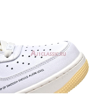 Nike Air Force 1 07 LE Starfish DM0970-111 White/White-Sail-Starfish Mens Womens Shoes