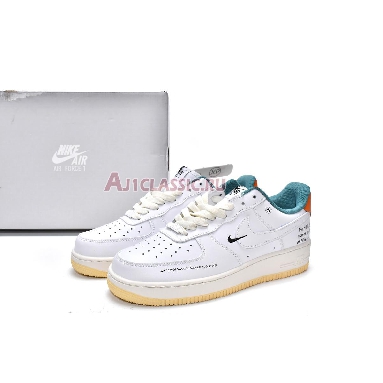 Nike Air Force 1 07 LE Starfish DM0970-111 White/White-Sail-Starfish Mens Womens Shoes