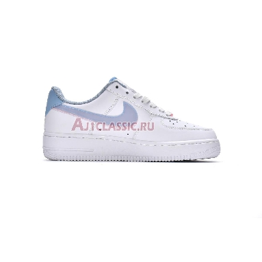 Nike Air Force 1 LV8 GS Double Swoosh CW1574-100 White/Light Armory Blue-Arctic Punch Mens Womens Shoes