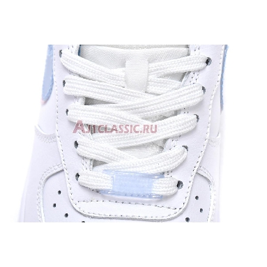 Nike Air Force 1 LV8 GS Double Swoosh CW1574-100 White/Light Armory Blue-Arctic Punch Mens Womens Shoes