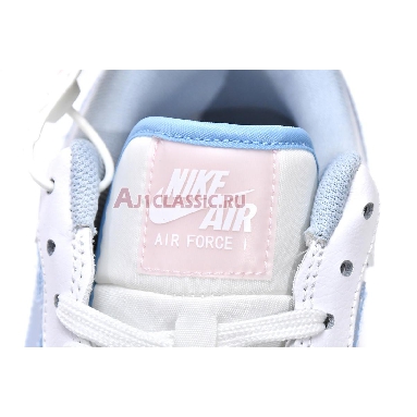 Nike Air Force 1 LV8 GS Double Swoosh CW1574-100 White/Light Armory Blue-Arctic Punch Mens Womens Shoes