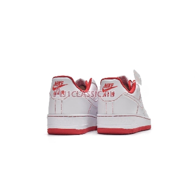 Nike Air Force 1 07 Contrast Stitch - White University Red CV1724-100 White/White-University Red Mens Womens Shoes