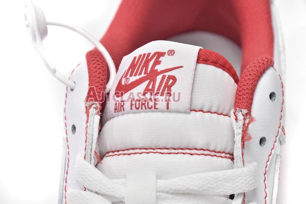 Nike Air Force 1 07 "Contrast Stitch - White University Red" CV1724-100