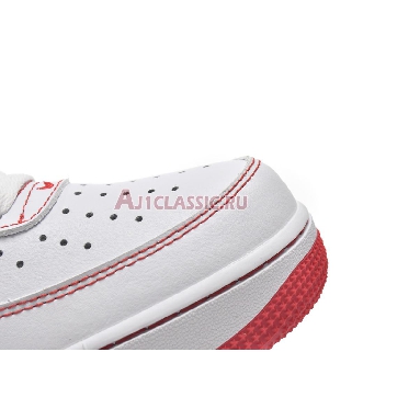 Nike Air Force 1 07 Contrast Stitch - White University Red CV1724-100 White/White-University Red Mens Womens Shoes