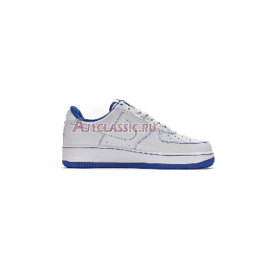 Nike Air Force 1 07 Contrast Stitch - White Game Royal CV1724-101 White/White/Game Royal Mens Womens Shoes