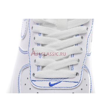 Nike Air Force 1 07 Contrast Stitch - White Game Royal CV1724-101 White/White/Game Royal Mens Womens Shoes