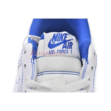 Nike Air Force 1 07 Contrast Stitch - White Game Royal CV1724-101 White/White/Game Royal Mens Womens Shoes