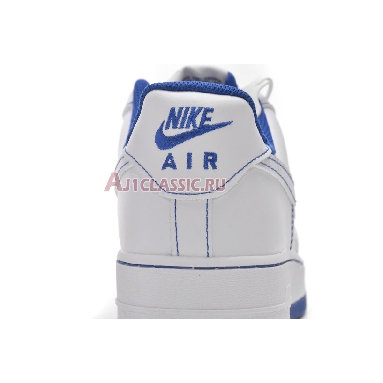 Nike Air Force 1 07 Contrast Stitch - White Game Royal CV1724-101 White/White/Game Royal Mens Womens Shoes