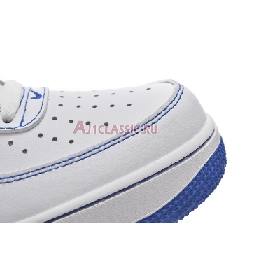 Nike Air Force 1 07 Contrast Stitch - White Game Royal CV1724-101 White/White/Game Royal Mens Womens Shoes