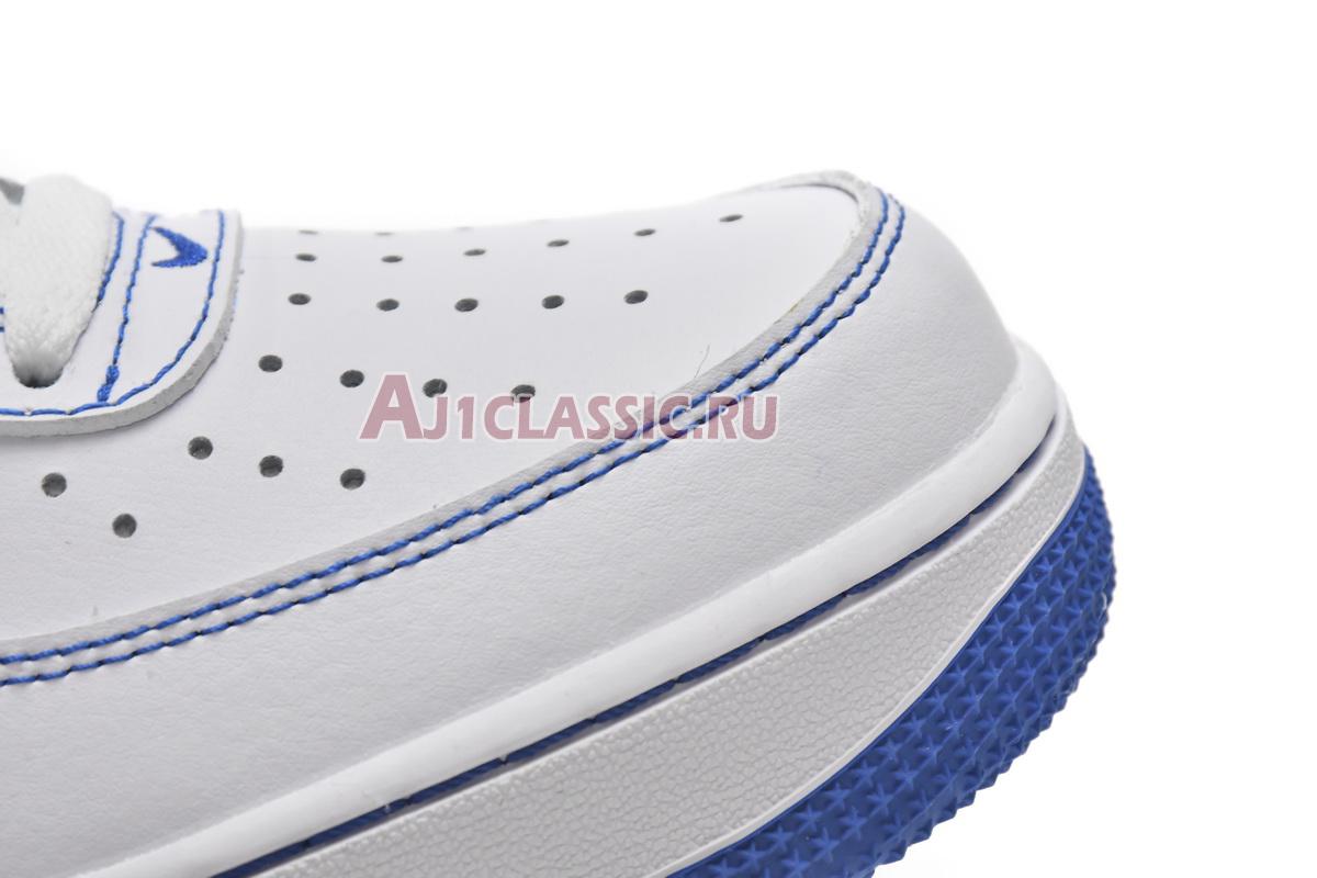 New Nike Air Force 1 07 "Contrast Stitch - White Game Royal" CV1724-101 Shoes