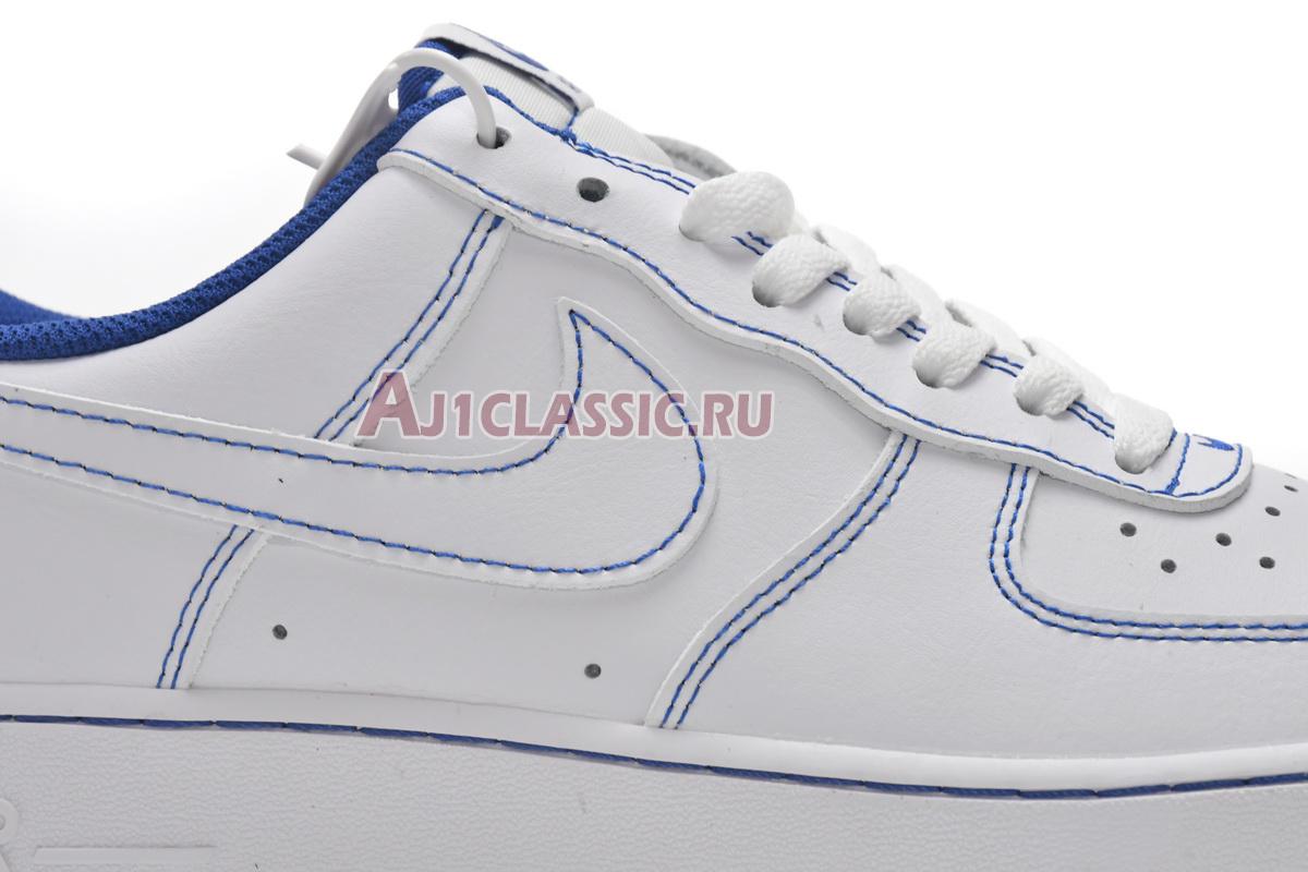 Nike Air Force 1 07 "Contrast Stitch - White Game Royal" CV1724-101