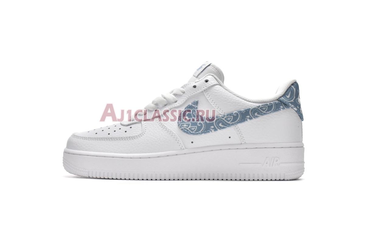 New Nike Air Force 1 07 Essentials "Blue Paisley" DH4406-100 Shoes