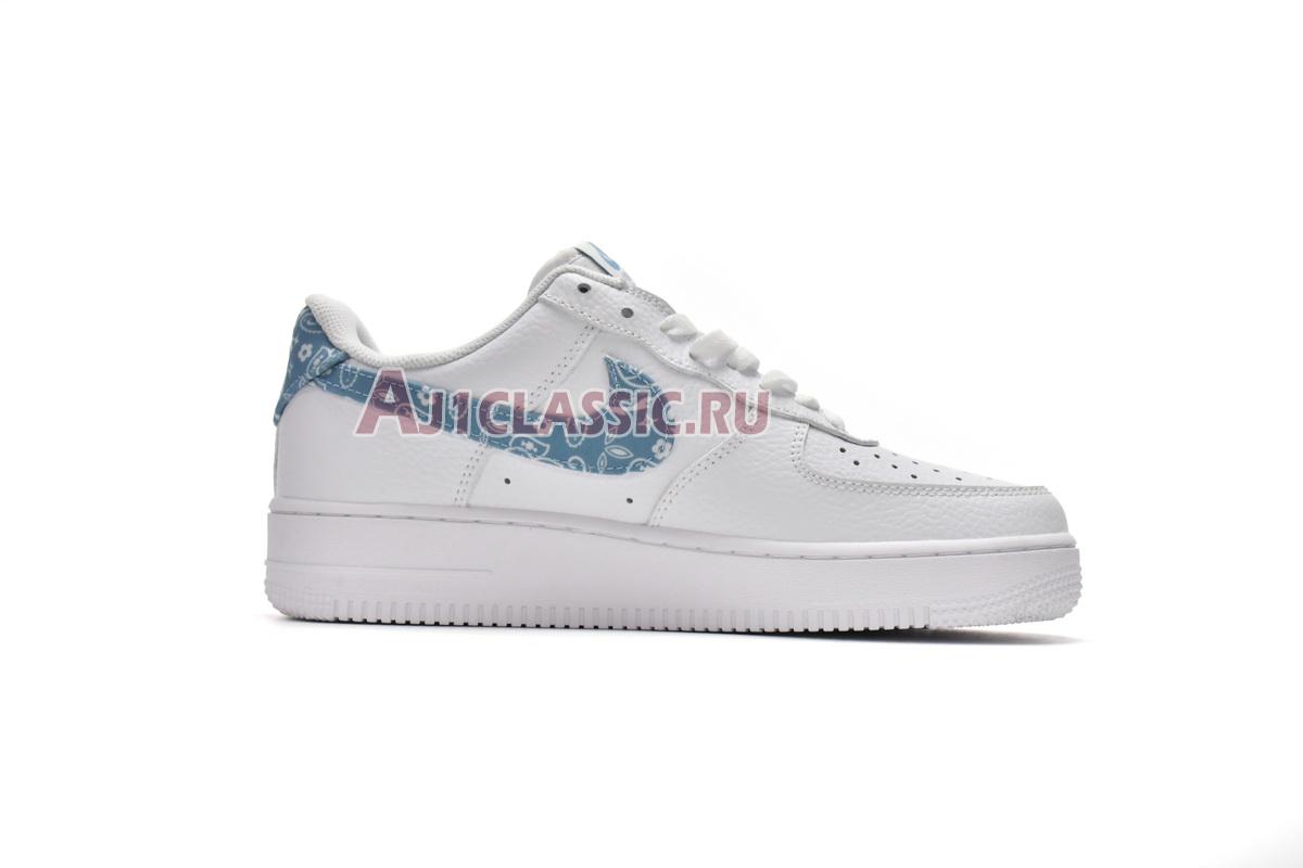 New Nike Air Force 1 07 Essentials "Blue Paisley" DH4406-100 Shoes