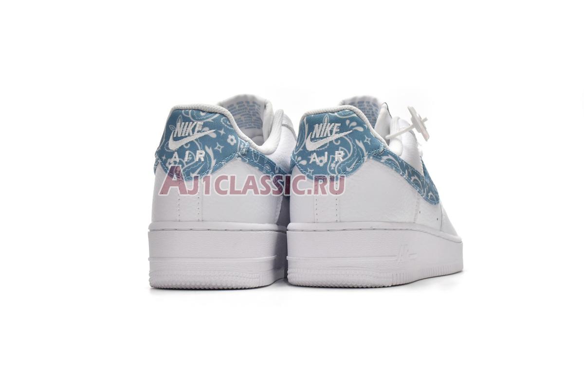 New Nike Air Force 1 07 Essentials "Blue Paisley" DH4406-100 Shoes