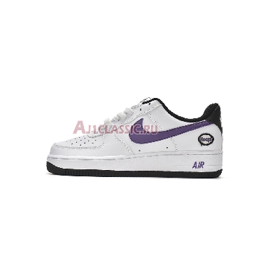 Nike Air Force 1 07 LV8 Hoops - White Canyon Purple DH7440-100 White/Canyon Purple-Black-White Mens Womens Shoes