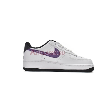 Nike Air Force 1 07 LV8 Hoops - White Canyon Purple DH7440-100 White/Canyon Purple-Black-White Mens Womens Shoes