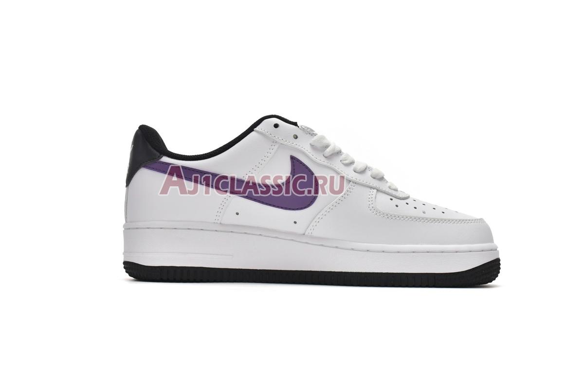 New Nike Air Force 1 07 LV8 "Hoops - White Canyon Purple" DH7440-100 Shoes