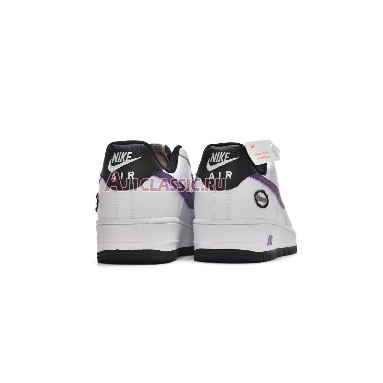 Nike Air Force 1 07 LV8 Hoops - White Canyon Purple DH7440-100 White/Canyon Purple-Black-White Mens Womens Shoes